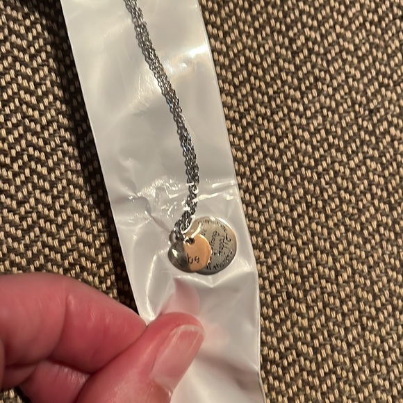 Three Keys Jewelry Stainless Steel Two Tone Necklace - Picture 3 of 3